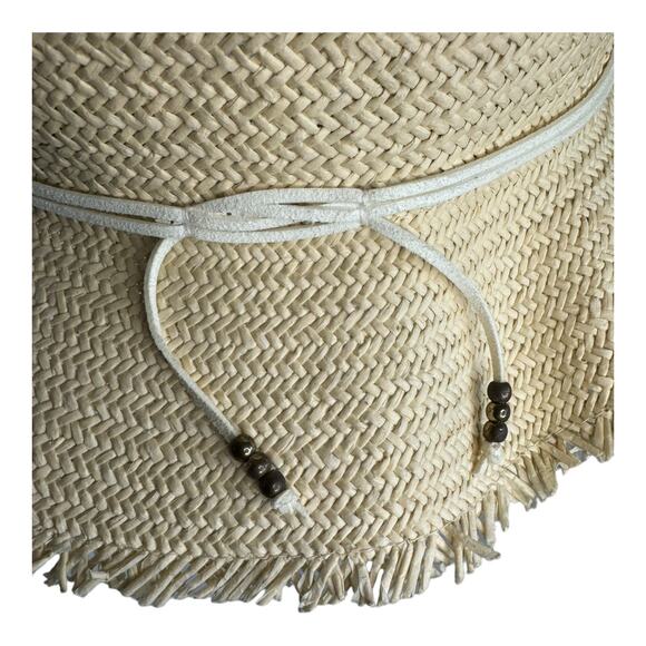 Hatattack Classic Travel Hat with fringe tan color - Picture 12 of 14